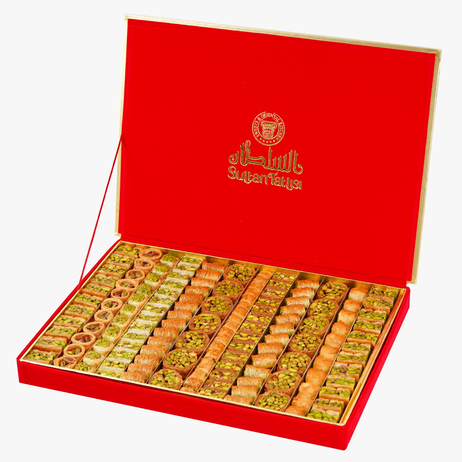 حلو عربي علبة مخمل 1600 غ