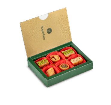 حلو عربي مشكل علبة 6 قطع