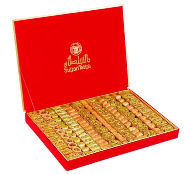 حلو عربي علبة مخمل 1600 غ