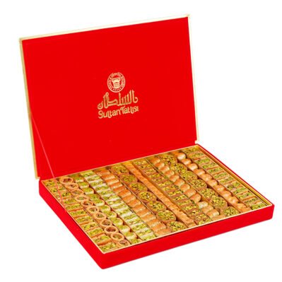 حلو عربي علبة مخمل 1600 غ
