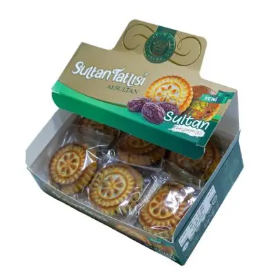 علبة أقراص معمول عجوة عدد 18